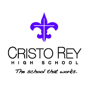 Cristo Rey High School logo - The school that works